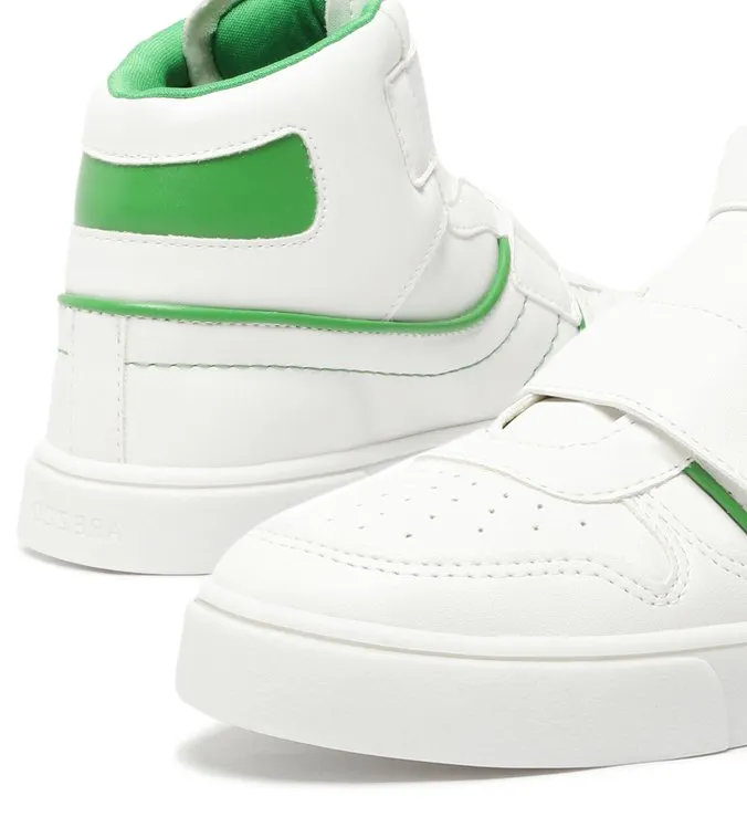 White High Top Green Urban Sneakers